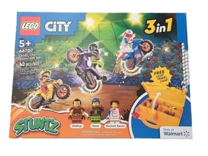 LEGO City Stuntz Value Set 3 Minifiguren 3 Fahrräder und Tragetasche 66707 Neu in OVP - Bild 1 von 7