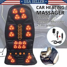 8Mode Massage Seat Cushion with Heated Back Neck Massager Chair for Home/Car