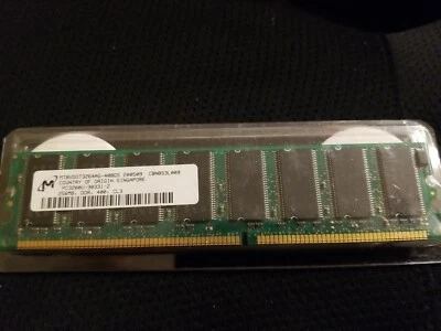 Micron MT8VDDT3264AG-40BGB 200517 256MB DDR 400 CL3  *SHIPS SAME DAY* - Image 1 of 2