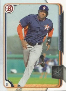 Domingo Santana Houston Astros 2015 Bowman Baseball - Picture 1 of 2