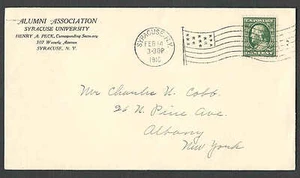 DATED 1916 COVER SYRACUSE NY ALUMNI ASSOC SYRACUSE UNIV - Picture 1 of 1