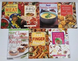 Lote de mini libros de cocina Family Circle libros de recetas de bolsillo x 7 comidas familiares - Imagen 1 de 7