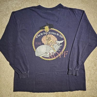 Camiseta De Colección Años 90 NOPF Vigilancia Submarina IUSS Para Hombres XL Metal Gear Submarino Foto 1 de 4