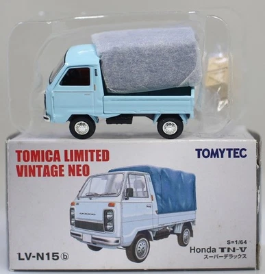 Camión Tomica Vintage TLV-N15b Honda TN-V (azul) caja dañada 240001022740 Foto 1 de 4