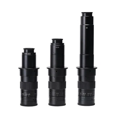 Objectif zoom caméra microscope monture c avec rapport 6 5 1 pour inspection vi - Photo 1/4