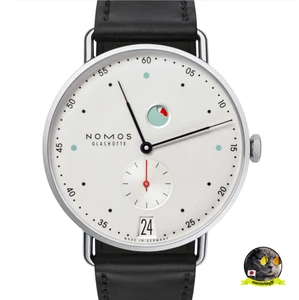 Reloj para hombre NOMOS Glashütte Metro 1101 fecha reserva de marcha MT1D4W2 NUEVO  - Imagen 1 de 12