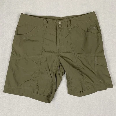 Pantalones Cortos Carga The North Face Verde Oliva Mujer 4 Senderismo Mochilero Aire Libre Foto 1 de 4