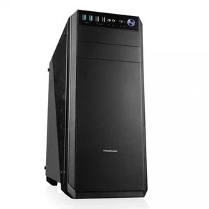 5901885248363 OBERON PRO GLASS BLACK COMPUTER CASE MODECOM - Picture 1 of 10