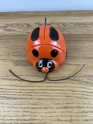 1960 's Vintage Lady Bug Motorized  Toy  (works 7 " long) NON WORKING - Image 1 of 4