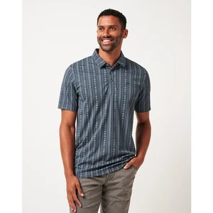 NWT Travis Mathew Local Treasure Polo w/Pinehurst in Mood Indigo size XL - Picture 1 of 8
