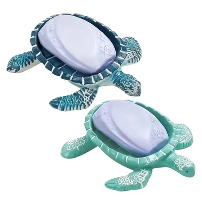 Jabonera para Ducha Dispensador en Forma de Tortuga Jabonera Auto Drenable  Foto 1 de 4