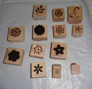 2004 Stampin' Up! - Blumenfabrik - 13-teiliges Stempelset - Scrapbooking Basteln - Bild 1 von 2