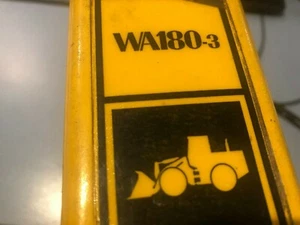 KOMATSU WA180-3  WHEEL LOADER SERVICE SHOP REPAIR BOOK MANUAL OEM SN A50001-UP - Picture 1 of 4