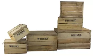 alte Holztruhe Whisky mt Deckel Holzkiste Schatztruhe Truhenkiste Weinkiste vers - Bild 1 von 36