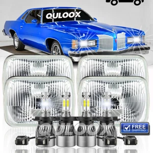 4PCS 4x6" LED Headlights DRL Turn Signal for Pontiac Grand Prix 1976-1987 - Picture 1 of 15