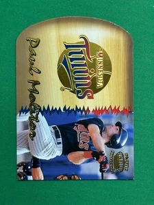 1998 Pacific Baseball Team Checklists #9 Paul Molitor Chuck Knoblauch - Picture 1 of 2