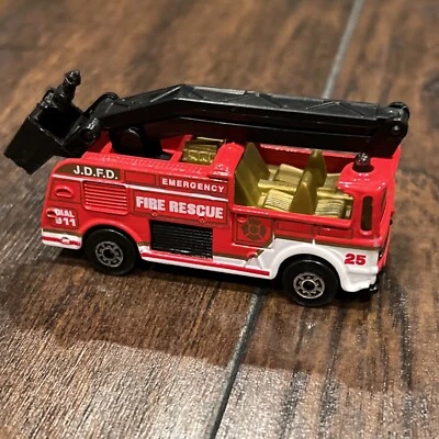 VTG 1981 Matchbox Snorkel Fire Engine with Bucket Man - Image 1 of 4