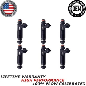 OE Set of 6 Denso Fuel Injector Fit 03-06 Mitsubishi Montero 3.8L V6 195500-4370 - Bild 1 von 6