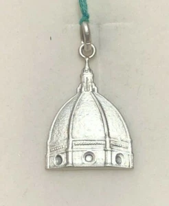 Kuppel Silber Anhänger - Schmuck Ottaviani Rom von 1894 - Bild 1 von 2