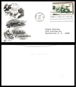 US FDC # 1429 8c Wildlife Conservation olar Bear ArtCraft Advert 1971, 9p6447 - Picture 1 of 1