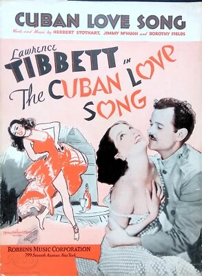 The Cuban Love Song Sheet Music Lawrence Tibbett Lupe Velez 1931 Spanish Lyrics Foto 1 de 3