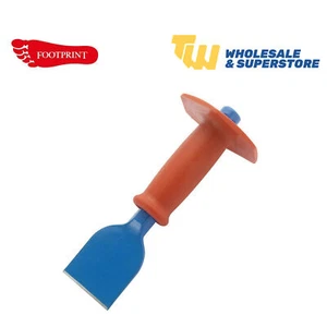 Footprint Chisel Bolster 2 ¼” 11330 Hand Guard Stone Masonry Cold Brick Bolster - Picture 1 of 3