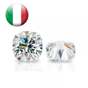 Diamante in Moissanite Cushion Diamond da 0.60ct a 8.5ct colori D EF green blue - Foto 1 di 20