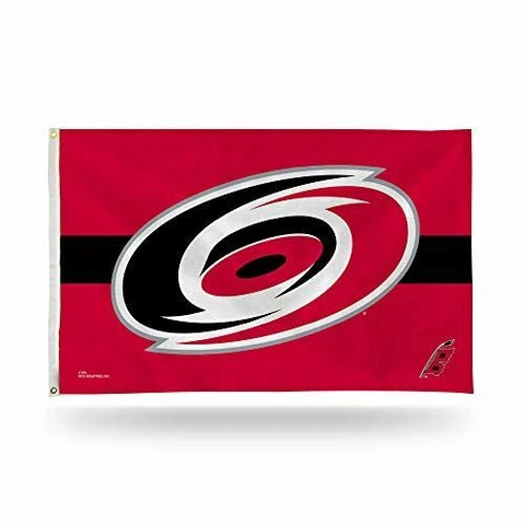 Rico Industries Carolina Hurricanes Striped Flag - 3 x 5 Foot Flag Cover