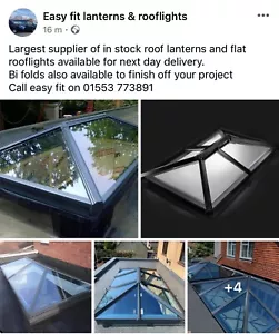 Eurocell skypod roof lantern any size available any colour..,,..,ok - Picture 1 of 11