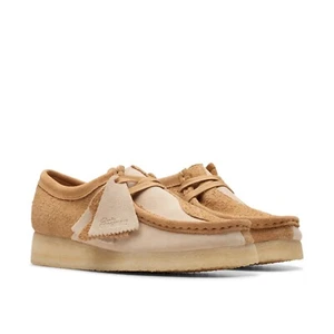 Clarks Originals Wallabee Women's Mid Tan Combi  26176524 - Picture 1 of 8