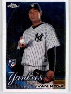 2010 Topps cromo Ivan Nova novato inserto de radiocontrol MLB PWE Yankees #214 - Imagen 1 de 2