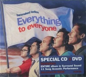 BARENAKED LADIES Everything To Everyone RARE OOP DELXUE CD & AUDIO DVD 5.1 Seald - Picture 1 of 1