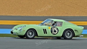 Ferrari 250 GTO 1962 retro Scaglietti alta resolución decoración de pared impresión póster fotográfico - Imagen 1 de 1