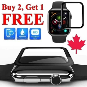 Pour Apple Watch Series 9 8 7 SE 6 5 4 3 2 1 - Protection écran bord 3D incurvé - Photo 1 sur 3