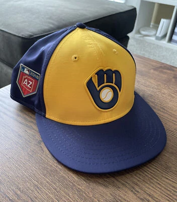 Milwaukee Brewers 59Fifty MLB 2018 Arizona Spring Training Hat Fitted Size 7 1/2 - Image 1 of 4
