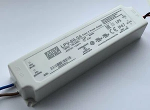 Mean Well LPV-60-24 60W 24V LED Netzteil IP67 - Bild 1 von 2