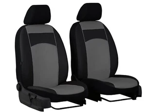 DACIA DUSTER MK2 2017 - 2023 ARTIFICIAL LEATHER TAILORED FRONT SEAT COVERS - Picture 1 of 21