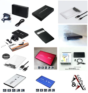2.5" 3.5" SATA IDE USB 2.0 USB 3.0 Festplattengehäuse Externes Gehäuse HDD SSD - Bild 1 von 21