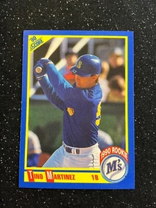 1990 Score #596 Tino Martinez Mariners NMMT TO Mint Pack Fresh - Bild 1 von 2