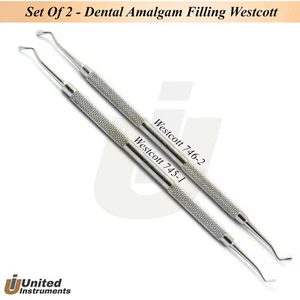 Dental Westcott Restorative Amalgam Cavity Filling Ball Burnisher Composite Set - Picture 1 of 3