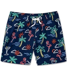 Chubbies Swimming Shorts | Men’s LARGE | Neon Lights Flamingo 5.5-in Swim Trunks - Picture 1 of 6