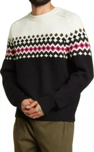 Rag & Bone Pullover Wool Ski Sweater Lloyd Fair Isle Size XL, NEW Retail $395 - Picture 1 of 12