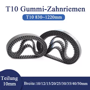 Zahnriemen Teilung10mm Trapezzahn-Umschlossener Übertragungsriemen Breite10–50mm - Bild 1 von 13