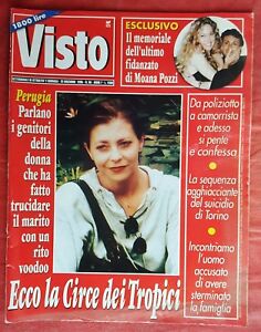 RIVISTA VISTO N 50 22/12/1995 MOANA POZZI MILLY CARLUCCI LINDA SOBEK AL746
