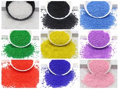 5000 pcs Opaque Mini Small Glass Beads 1.5mm(12/0) + Storage Box Jewelry Making - Image 1 of 4