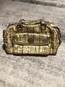Große Coach Chelsea Gold Tattersall Graffiti Geldbörse/Handtasche Serie H0968-F13186 - Bild 1 von 8