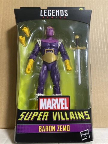 BARON ZEMO - Marvel Legends, SUPER VILLAINS, Action Figure, NEW, 2021, Walgreens Cover