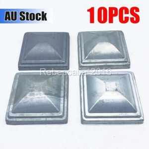 10pcs 100x100mm Steel Fence Top Cover Iron Post Caps For Iron Posts Accessories - Picture 1 of 11