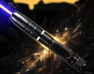 1MW 450nm Blau Laserpointer Einstellbarer Fokus Laserstift Sichtbarer Strahl - Bild 1 von 10