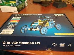 12-In-1 STEM Education DIY Solar Robot Toys Building Science Kits for Kids - Picture 1 of 6